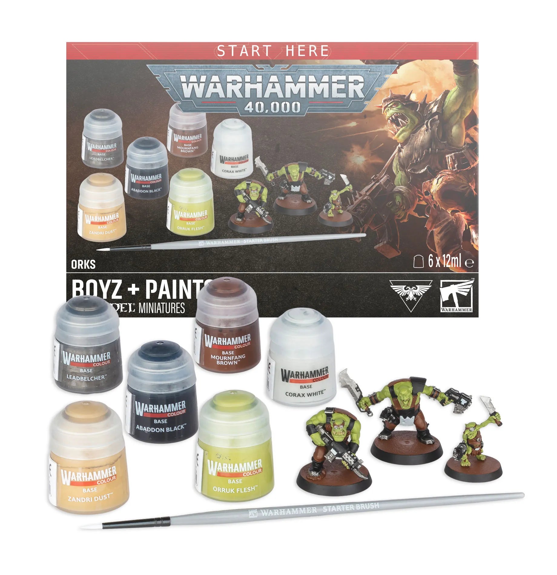 Orks: Boyz + Set de Peinture