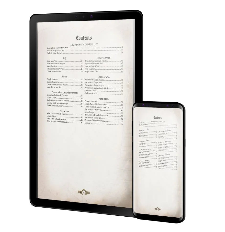 Liber Mechanicum – Forces of the Omnissiah Army Book (ePub) (Anglais)