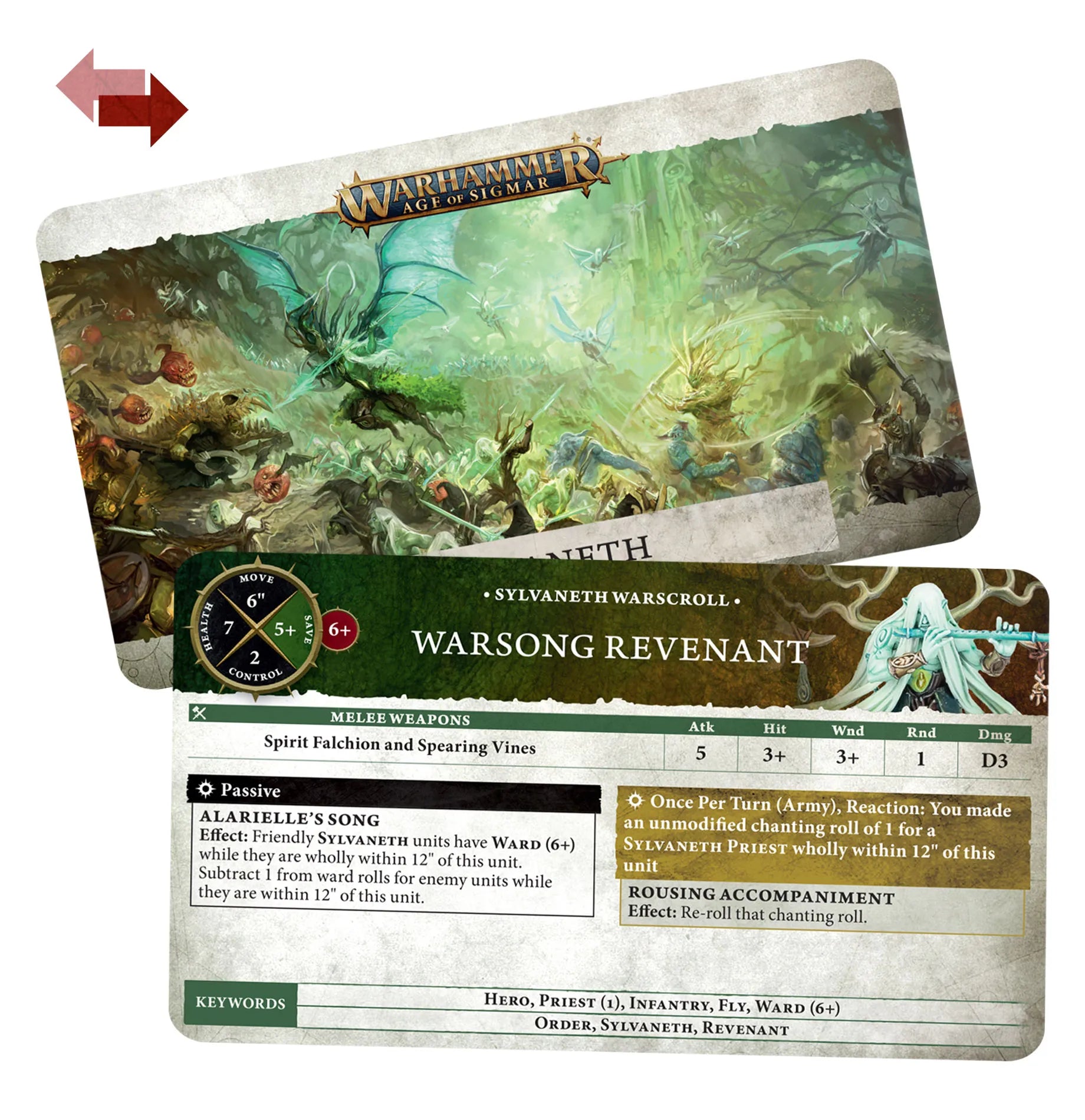 Warscroll Cards: Sylvaneth (Anglais)
