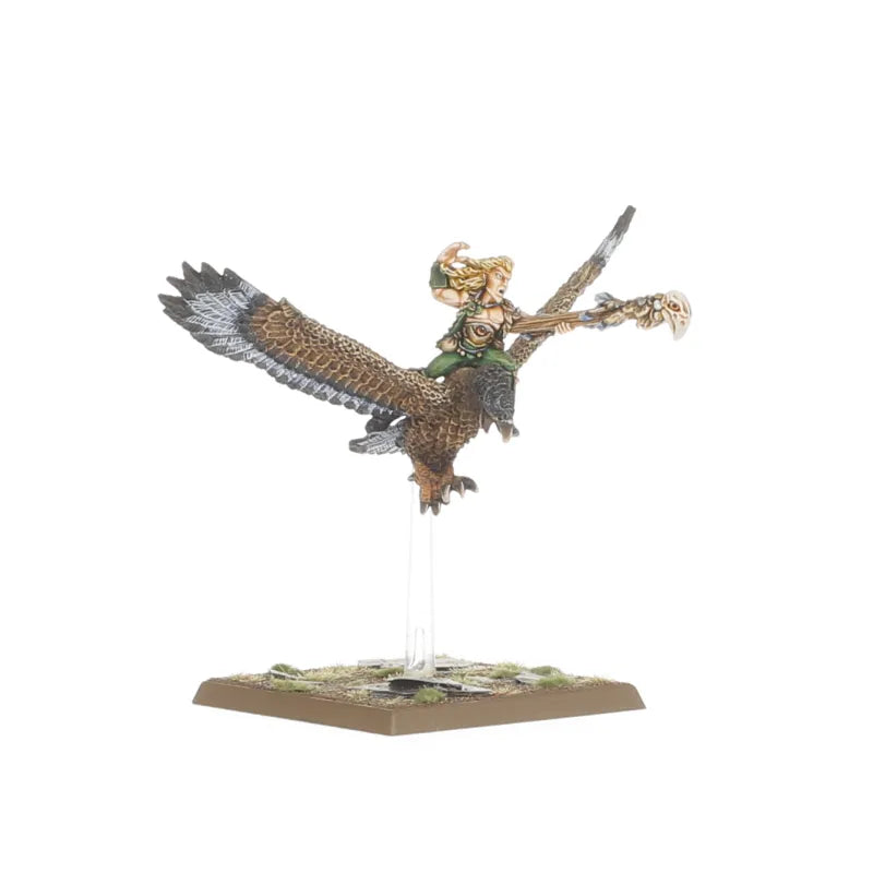 Mage Elfe Sylvain sur Faucon de Guerre