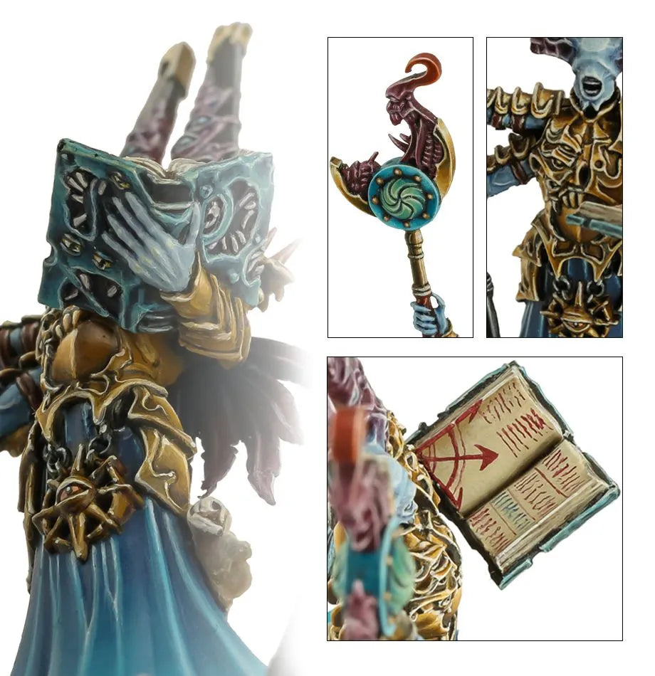 Invocateur Cachectique sur Disque de Tzeentch