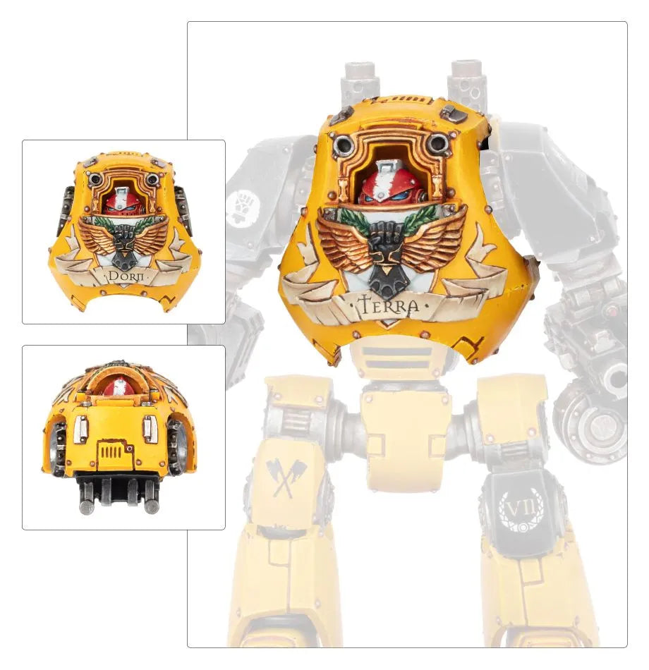 Imperial Fists Contemptor Dreadnought Upgrade Set