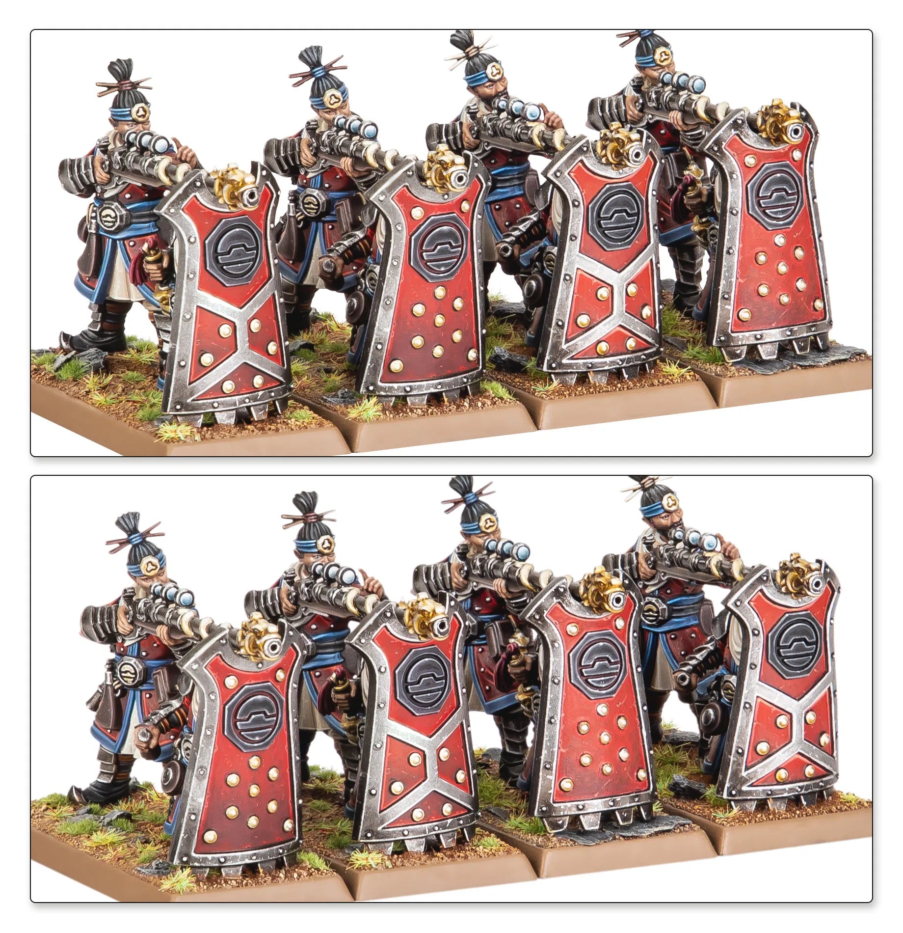 Fusiliers Grêle de Fer & Équipes de Canon Grue