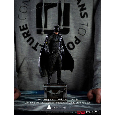Iron Studios - Arts Scale 1/10 - DC Comics - The Batman (2022) - Batman Statue 26cm - flash vidéo