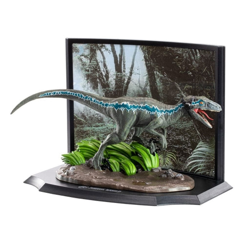 Jurassic World - Toyllectible Treasure - Velociraptor Blue "Raptor Recon" Statue 8cm