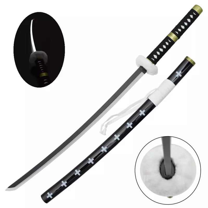 KATANA DECO LAME ACIER ET LED