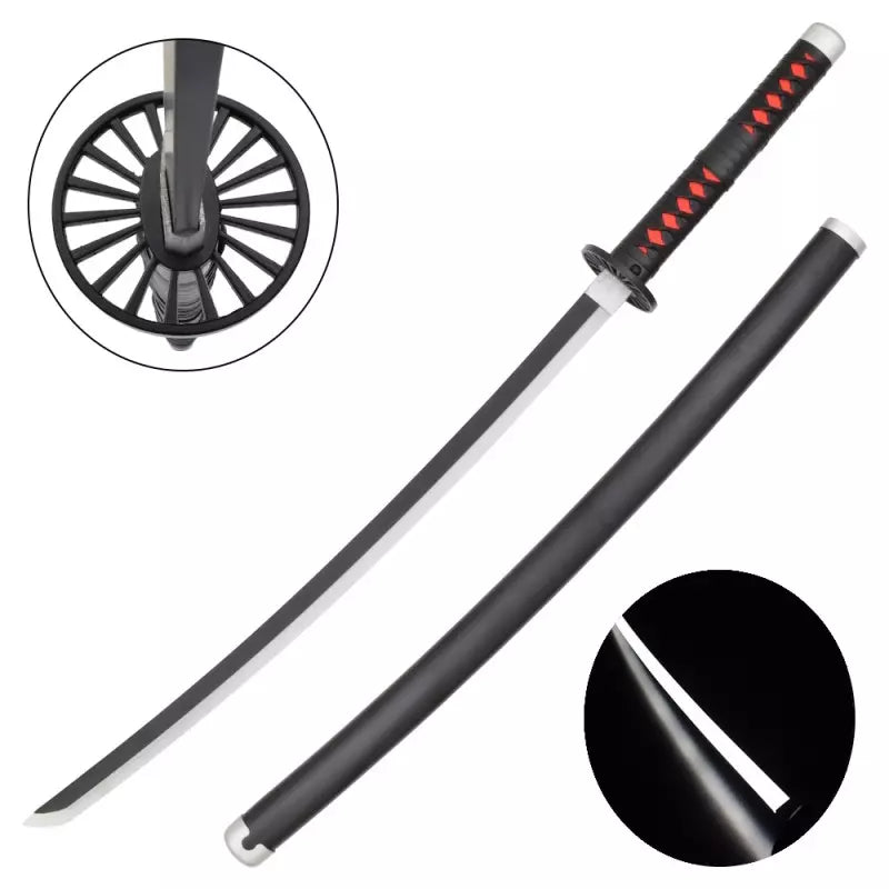 KATANA DECO LAME ACIER ET LED