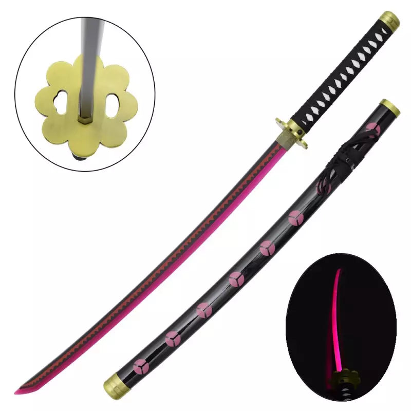 KATANA DECO LAME BAMBOU ET LED ZORO SHUSUI