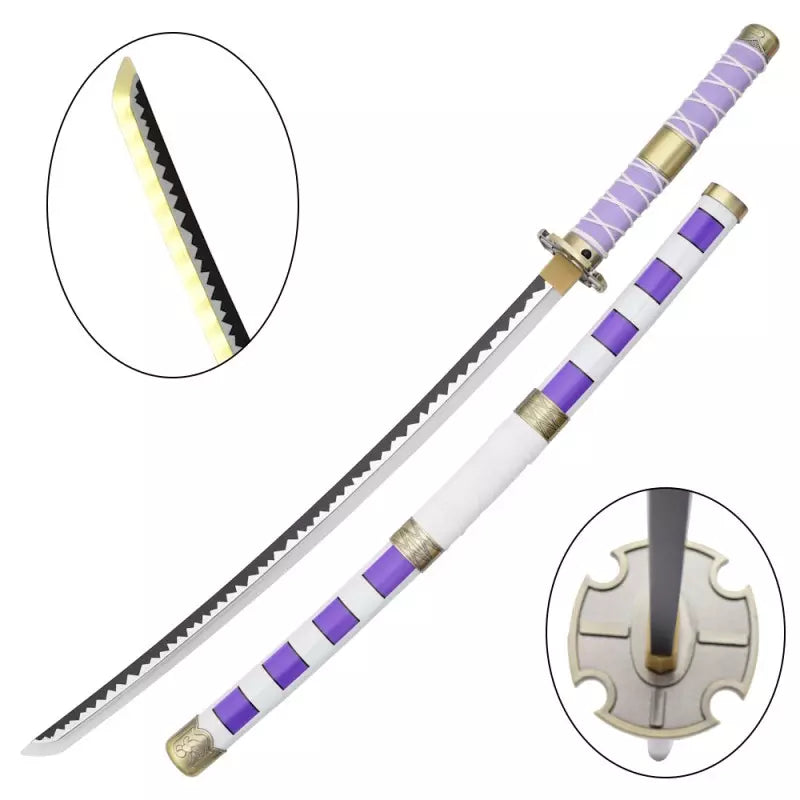 KATANA DECO LAME BAMBOU ET LED: LUFFY NIDAI KIETSU