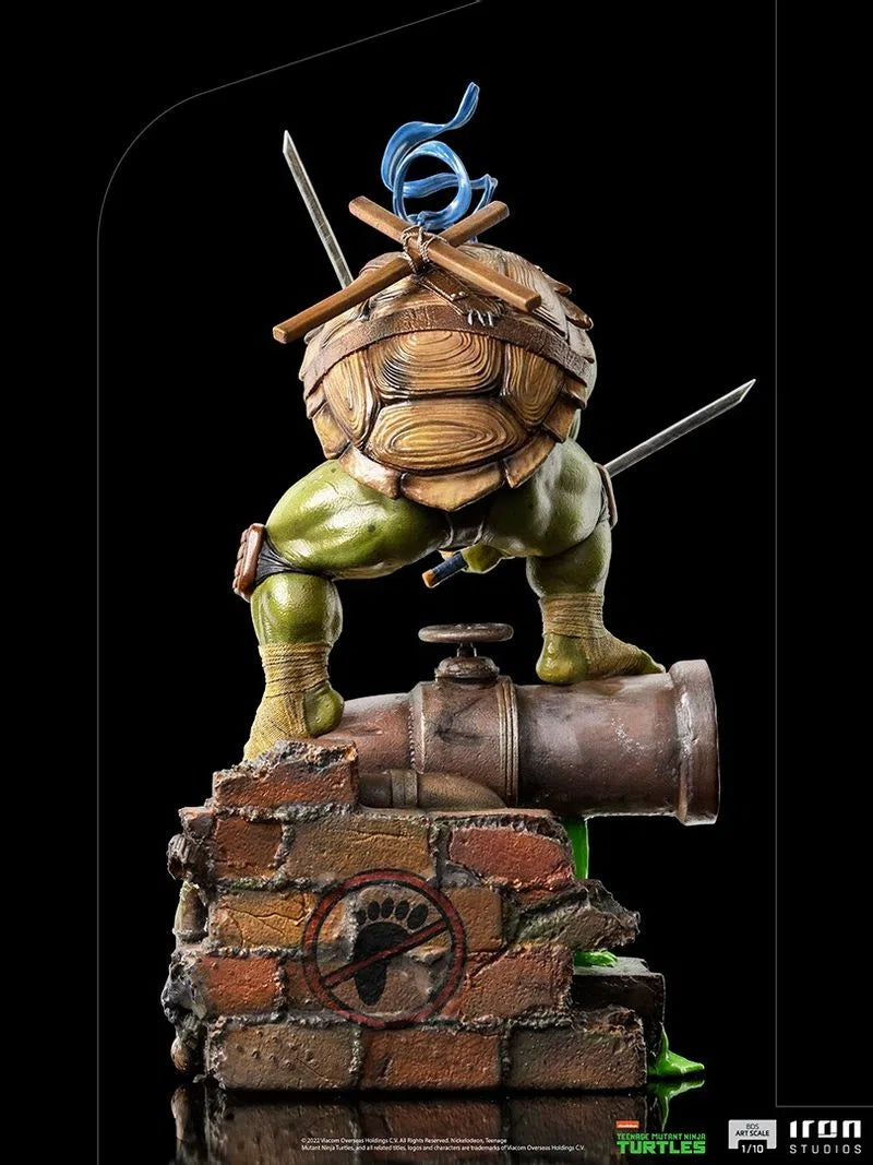 Iron Studios - BDS Arts Scale 1/10 - Teenage Mutant Ninja Turtles - Leonardo Statue 24cm - flash vidéo