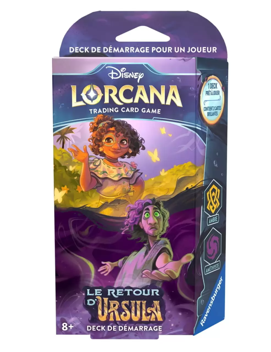 DISNEY LORCANA JCC : LE RETOUR D’URSULA - DECK DE DÉMARRAGE ANNA ET HERCULE - flash vidéo