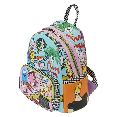 Loungefly: Cartoon Network - Retro Collage Mini Backpack - CONFIDENTIAL - flash vidéo