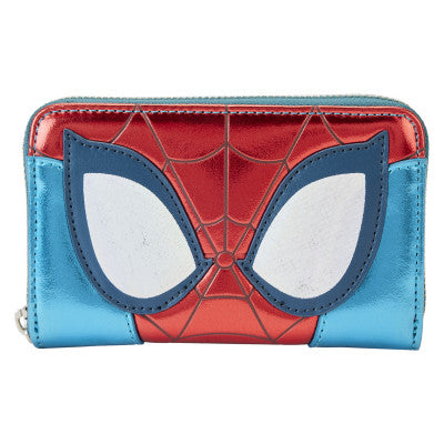 Loungefly: Marvel - Spider-Man Shine Zip Around Wallet - CONFIDENTIAL - flash vidéo