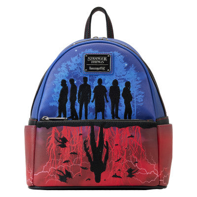 Loungefly: Netflix - Stranger Things Upside Down Shadows Mini Backpack - CONFIDENTIAL - flash vidéo