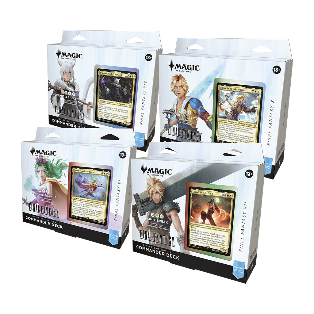 Magic: The Gathering - FINAL FANTASY Collector's Edition Commander Deck Assortment (4 Collector's Edition Commander Deck)