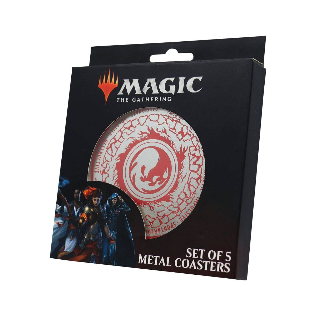 Magic: the Gathering - Ensemble de 5 sous-verres en métal - flash vidéo