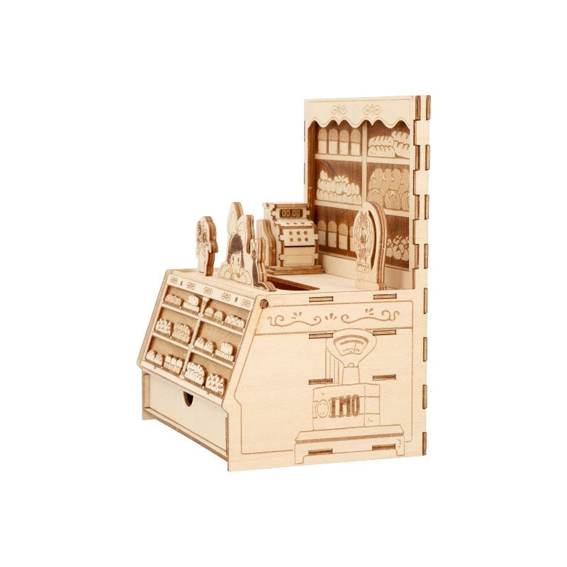 MAQUETTE EN BOIS KIGUMI BOULANGERIE - KIKI LA PETITE SORCIÈRE