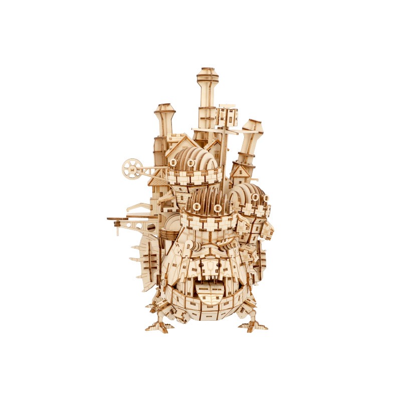 MAQUETTE EN BOIS KIGUMI CHÂTEAU AMBULANT - LE CHÂTEAU AMBULANT