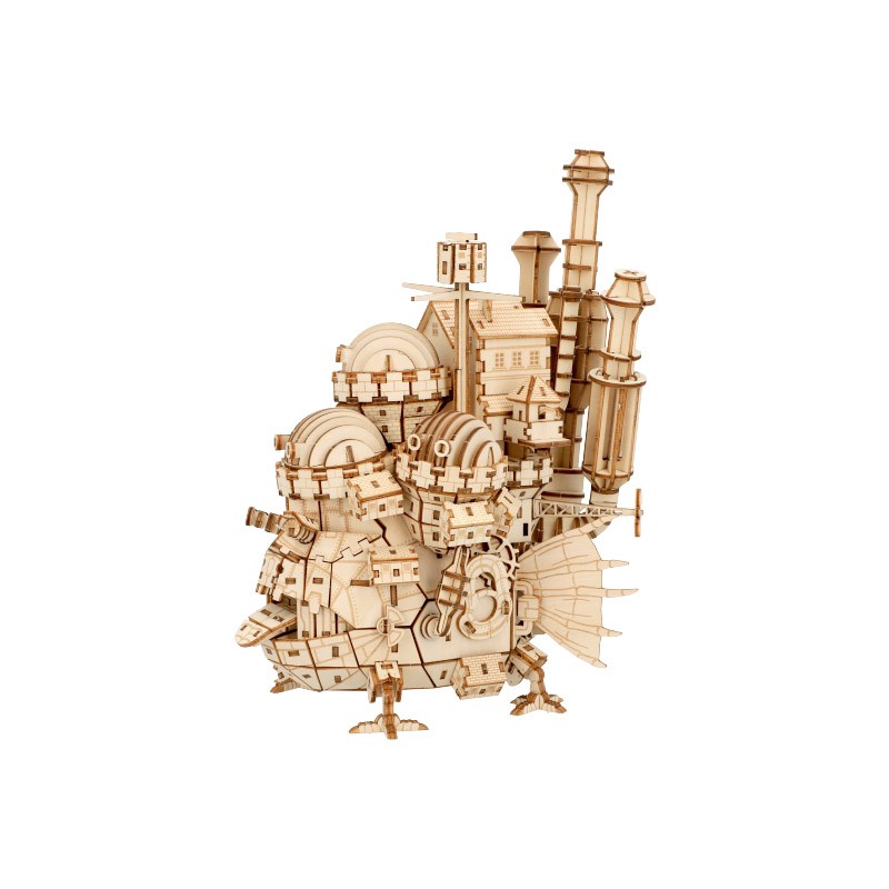 MAQUETTE EN BOIS KIGUMI CHÂTEAU AMBULANT - LE CHÂTEAU AMBULANT
