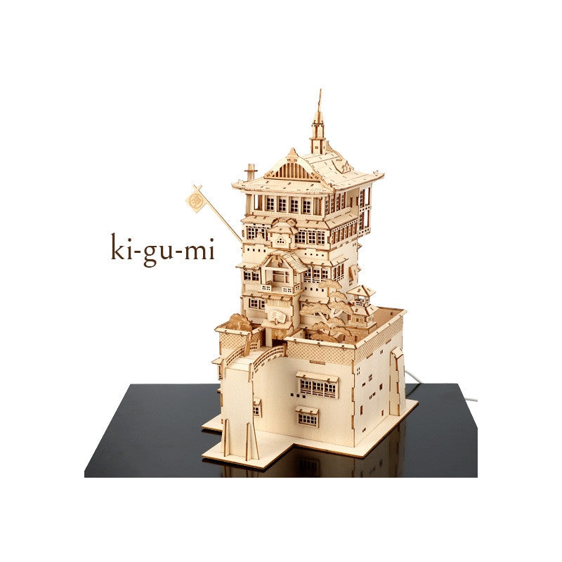 MAQUETTE EN BOIS KIGUMI ABURAYA - LE VOYAGE DE CHIHIRO