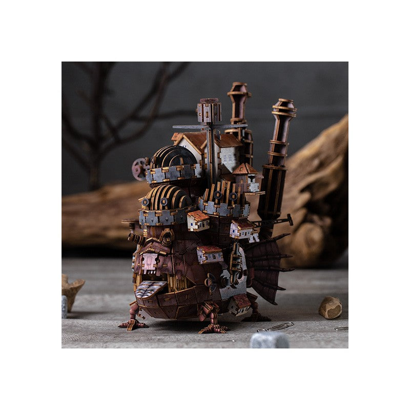 MAQUETTE EN BOIS KIGUMI CHÂTEAU DE HAURU - LE CHÂTEAU AMBULANT
