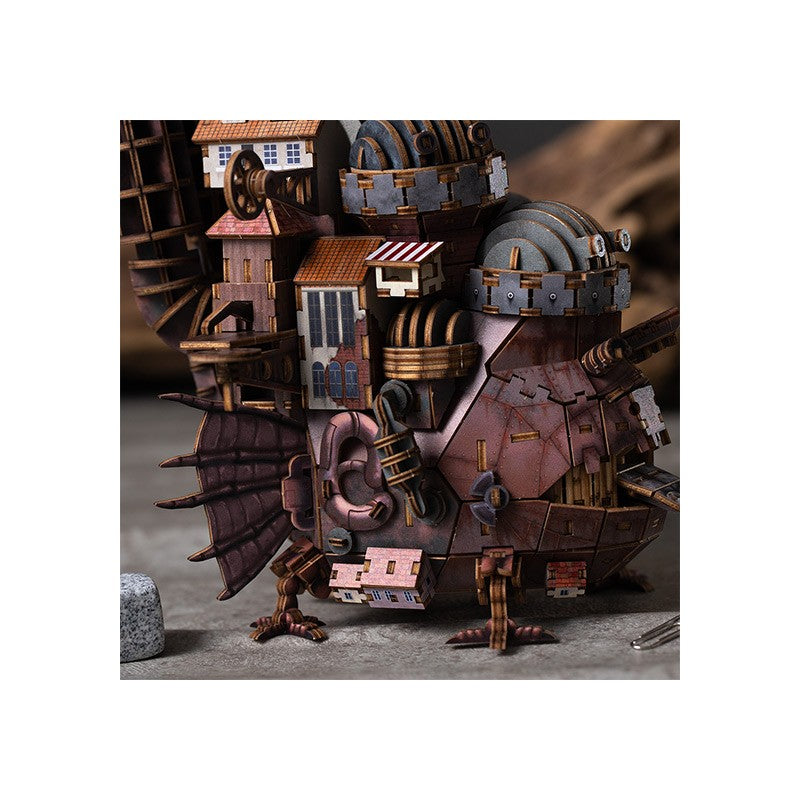 MAQUETTE EN BOIS KIGUMI CHÂTEAU DE HAURU - LE CHÂTEAU AMBULANT