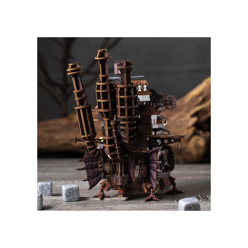 MAQUETTE EN BOIS KIGUMI CHÂTEAU DE HAURU - LE CHÂTEAU AMBULANT