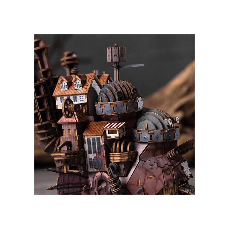 MAQUETTE EN BOIS KIGUMI CHÂTEAU DE HAURU - LE CHÂTEAU AMBULANT