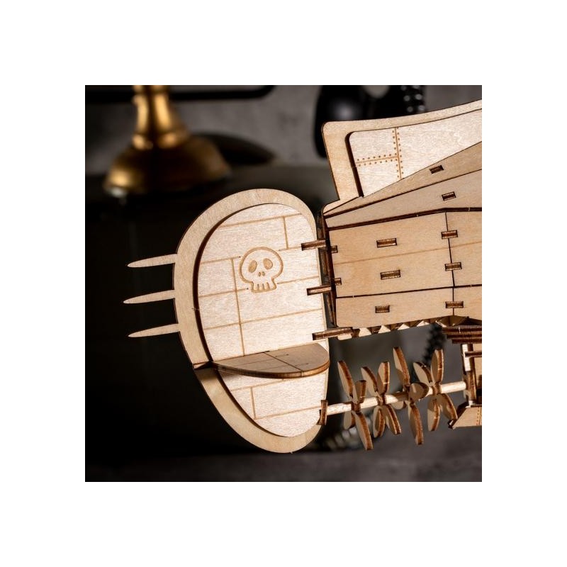 MAQUETTE EN BOIS KIGUMI TIGER MOTH - LE CHÂTEAU DANS LE CIEL