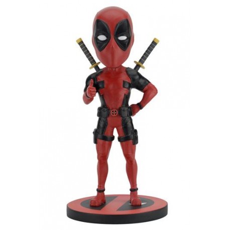 § Marvel - Deadpool Head Knocker 20cm - flash vidéo