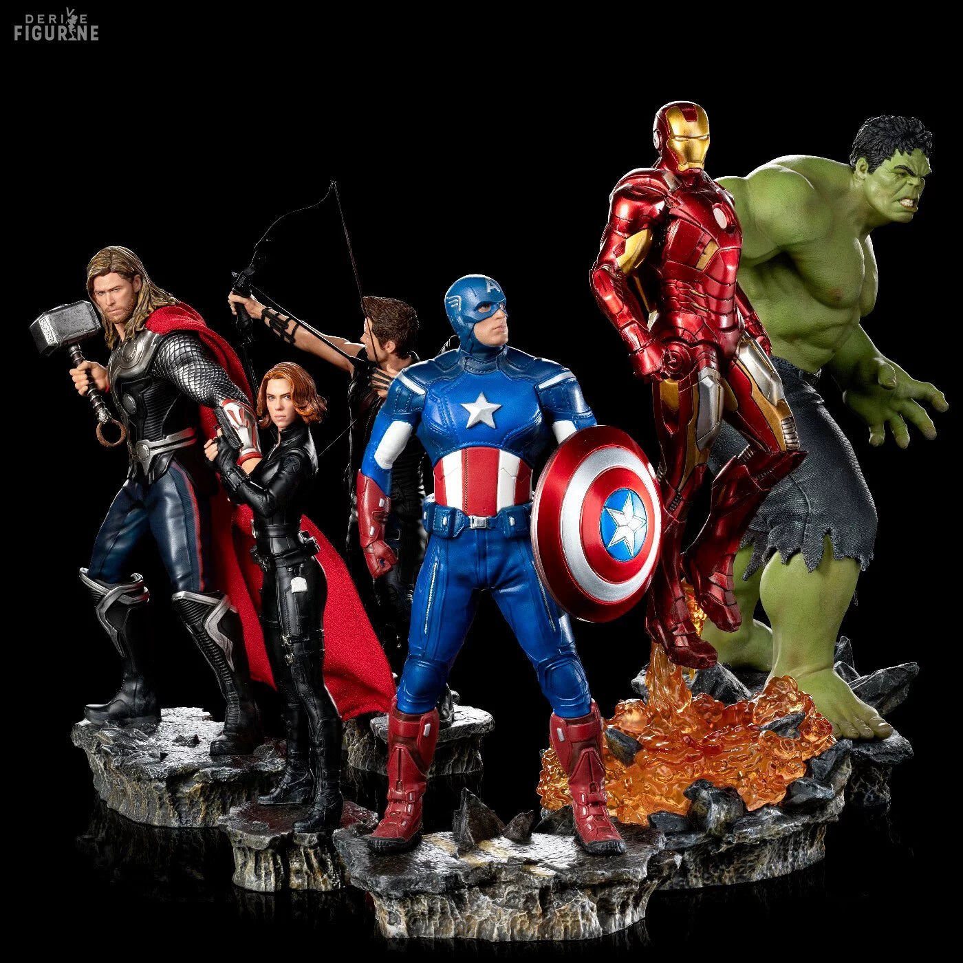 Iron Studios - BDS Arts Scale 1/10 - Marvel - Avengers: The Infinity Saga - Black Widow (Battle of New-York) Statue 19cm - flash vidéo