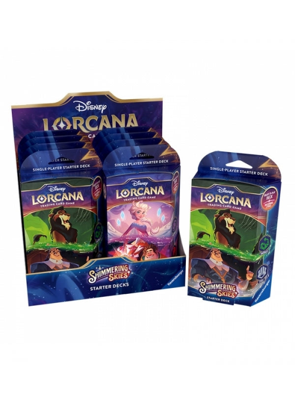 Disney Lorcana TCG: Shimmering Skies - Starter Deck Display (8 Decks) - flash vidéo