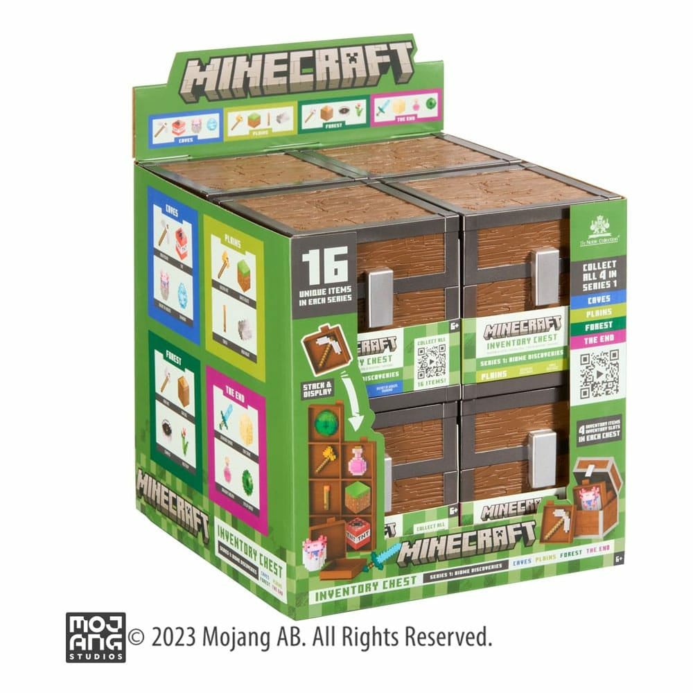 Minecraft - Coffre d'inventaire (Assortiment de 8)