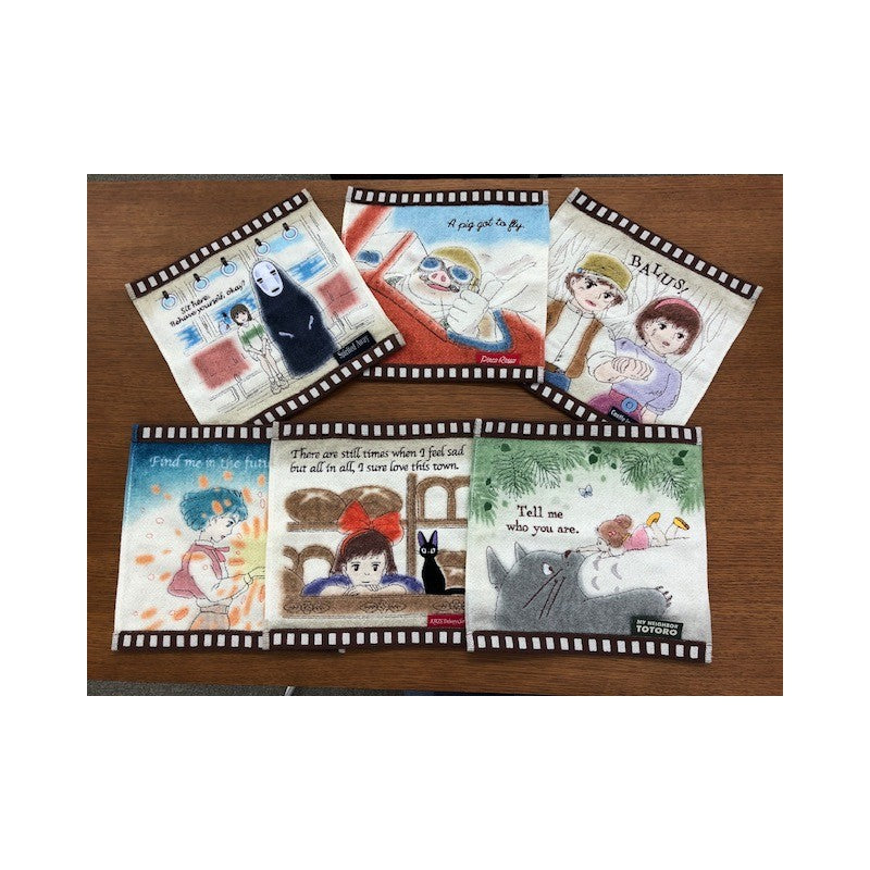Ghibli - Porco Rosso - Mini Serviette "Celluloïd Hydravion de Marco" 25x25cm