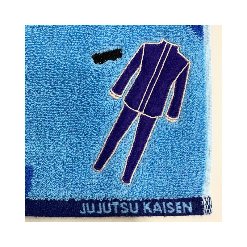 MINI SERVIETTE COSTUME SATORU GOJO 25X25CM - JUJUTSU KAISEN