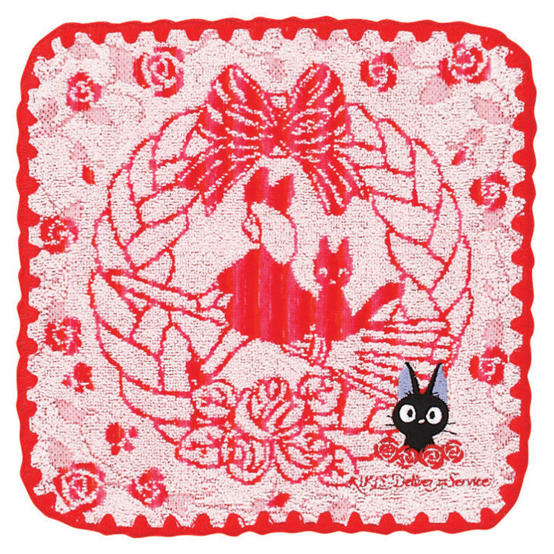 MINI SERVIETTE COURONNE DE PAIN 25X25 CM - KIKI LA PETITE SORCIÈRE