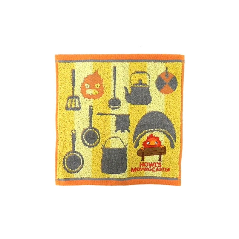 MINI SERVIETTE CUISINE DE CALCIFER 25X25 CM - LE CHÂTEAU AMBULANT