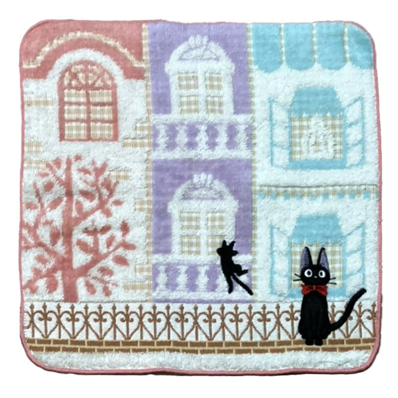 MINI SERVIETTE GALERIE DE FENÊTRES 34X36 CM - KIKI LA PETITE SORCIÈRE