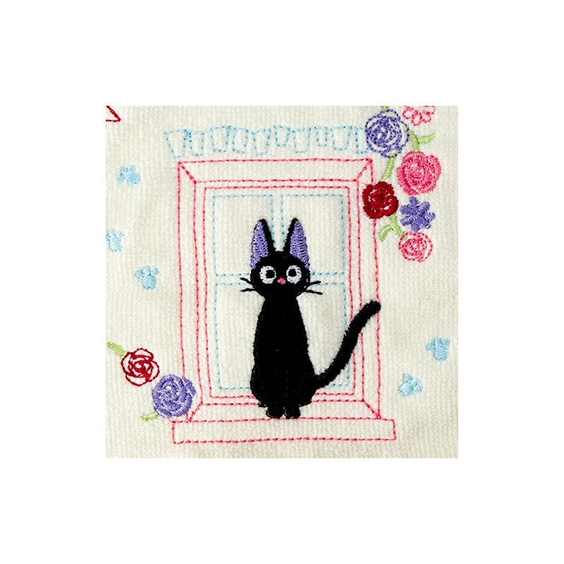 MINI-SERVIETTE JIJI À LA FENÊTRE 25X25 - KIKI LA PETITE SORCIÈRE