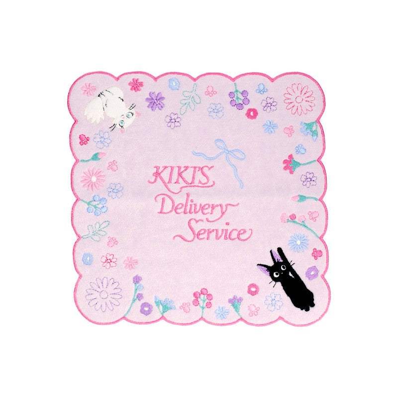 MINI SERVIETTE JIJI ET LILY 25X25CM - KIKI LA PETITE SORCIÈRE