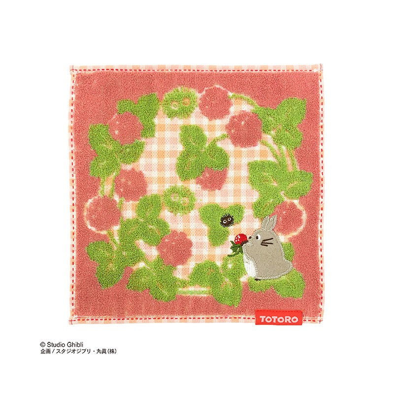 MINI SERVIETTE ROSE LE PRÉFÉRÉ DE LA FORÊT - MON VOISIN TOTORO 23×23
