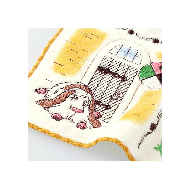 MINI SERVIETTE HABITANTS DU CHÂTEAU 25X25 CM - LE CHÂTEAU AMBULANT
