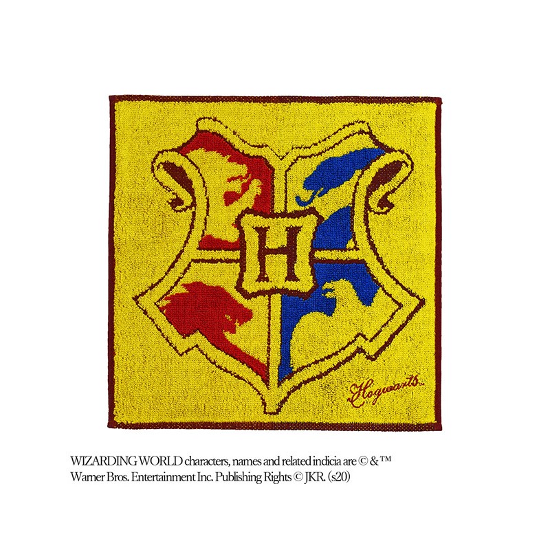 MINI SERVIETTE LOGO CHÂTEAU DE POUDLARD 25X25 CM - HARRY POTTER