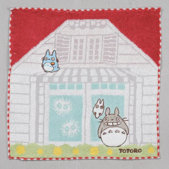 Ghibli - Mon Voisin Totoro - Mini Serviette "La maison de Satsuki et Mei" 25x25cm - flash vidéo