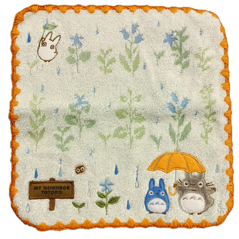 MINI SERVIETTE SOUS LA PLUIE 25X25 CM - MON VOISIN TOTORO