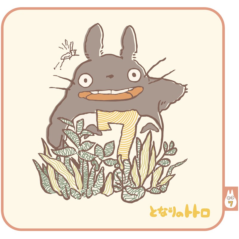 MINI SERVIETTE TOTORO ANNIVERSAIRE 7 25X25 CM - MON VOISIN TOTORO