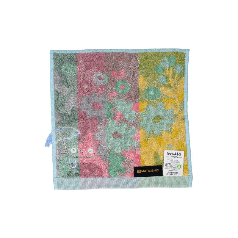 MINI SERVIETTE TOTORO CHAMPS DE FLEURS 25X25 CM - MON VOISIN TOTORO