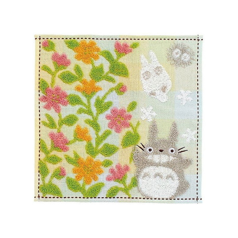 Ghibli - Mon Voisin Totoro - Mini Serviette Totoro Jardin de Fleurs 25x25cm