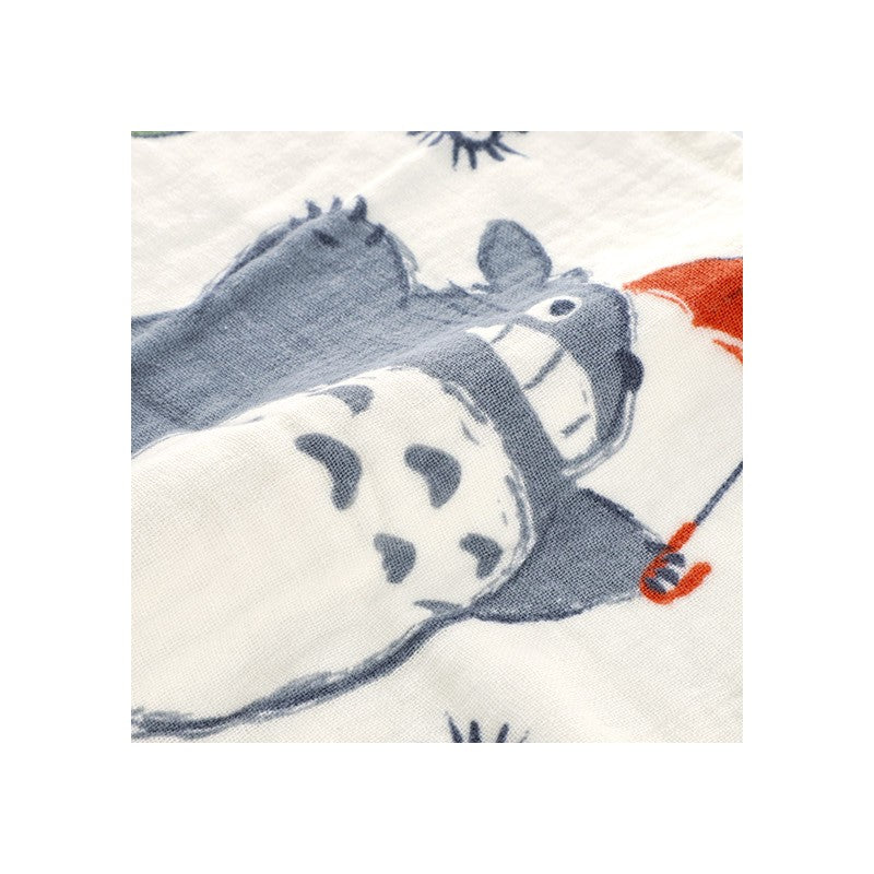 GRANDE SERVIETTE IMABARI TOTORO PARAPLUIE 60X120 CM - MON VOISIN TOTO