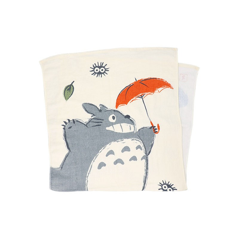 GRANDE SERVIETTE IMABARI TOTORO PARAPLUIE 60X120 CM - MON VOISIN TOTO
